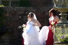 Bride turning