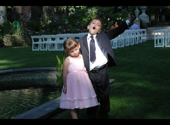 Ella and Max with Max singing