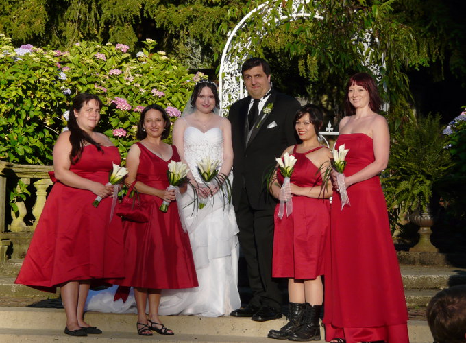 Groom and Bridesmaids