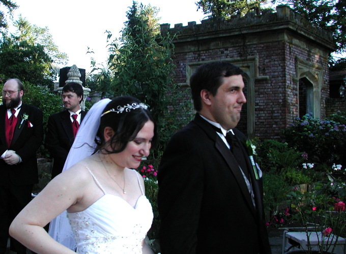 Mary Beth and Scott after exchanging Vows