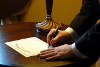 Scott signing